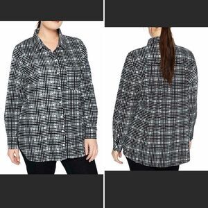 LYSSE Schiffer Button Down Shirt Top-M